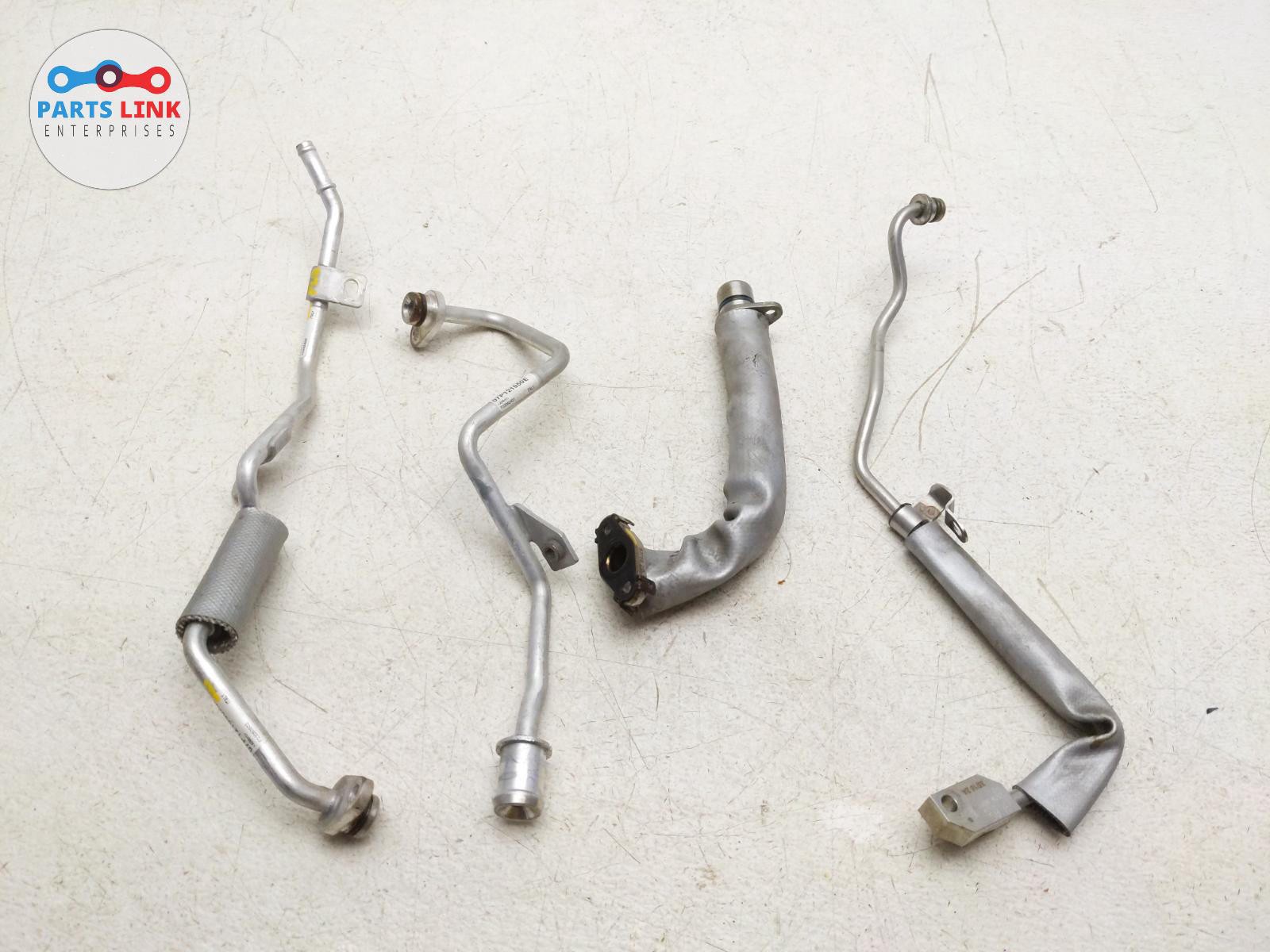 2016-20 BENTLEY BENTAYGA LEFT TURBO CHARGER OIL COOLANT WATER LINE HOSE SET 6.0L