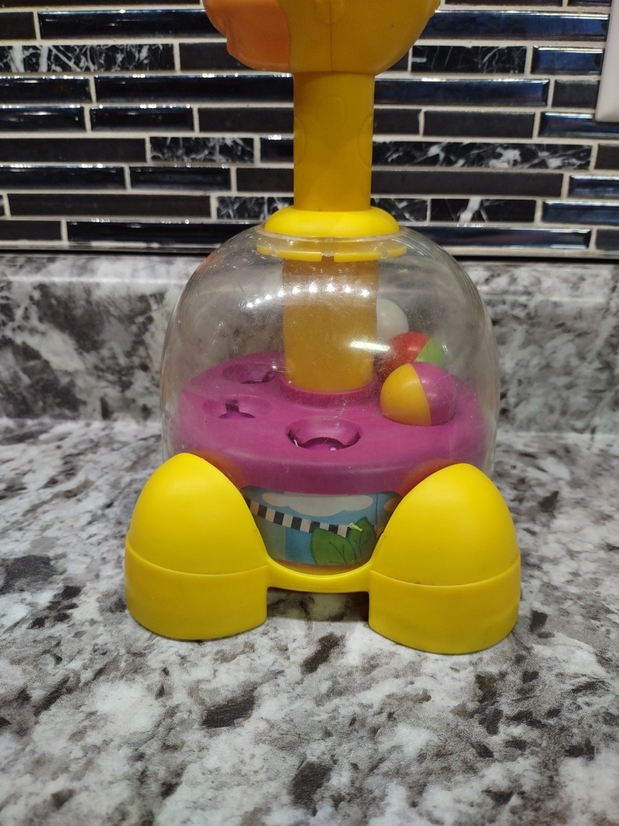Playskool Giraffe Tumble Top Ball Popper Spinning Baby Toddler Toy