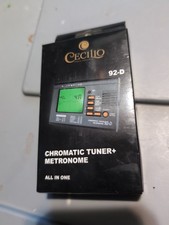 Cecilio 92-D Chromatic String Tuner Metronome All in One Instrument Pitch LCD