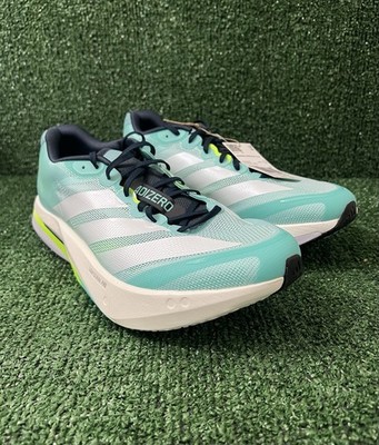 Size 11 Adidas Adizero Boston 13 Flash Aqua JS4945 Men’s New adidas Adizero Boston 13 Sneakers - Turquoise | Free  main image 2