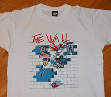  1980's PINK FLOYD vtg original concert tour tee shirt XL Rare 80's The Wall