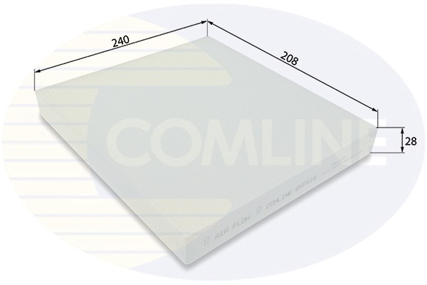 COMLINE EKF416 Filter, cabin air for KIA,TOYOTA