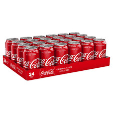 Coca Cola Original 24 x 330ml cans PMP Free delivery