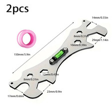 2pcs Multi-Function Stainless Steel Wrench Set for Faucet & Shower Install - NEW