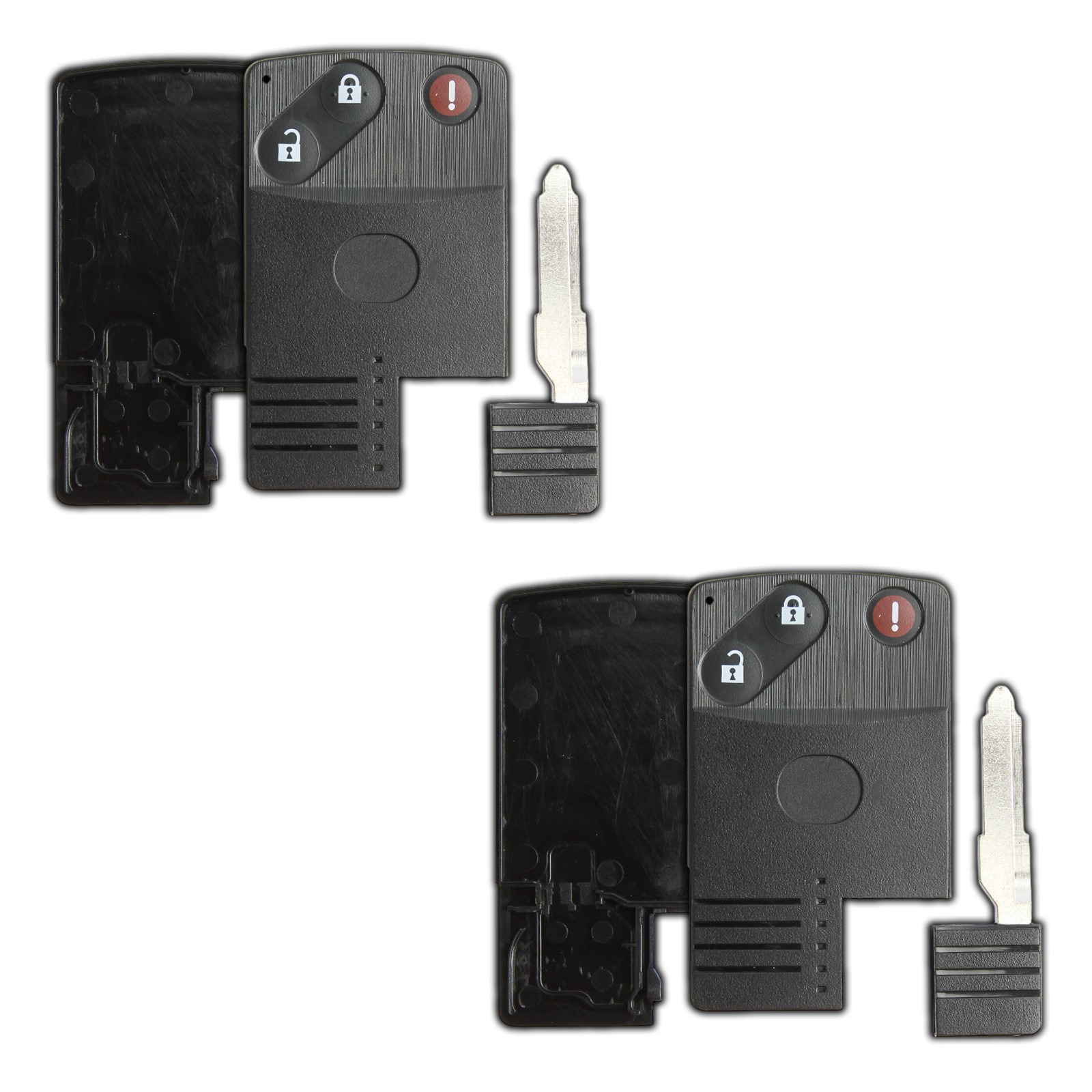 2 Key Fob Remote Shell Case Replacement for Mazda BGBX1T458SKE11A01