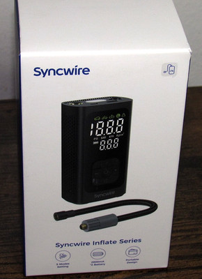 Syncwire Tire Inflator 190 Portable Air Pump Compressor 150PSI 2X Faster NEW