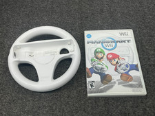 Mario Kart Wii (Nintendo Wii, 2008) CIB With OEM Steering Wheel