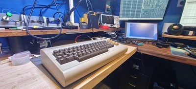 Commodore 64 C64 Breadbin Computer System TESTED READ