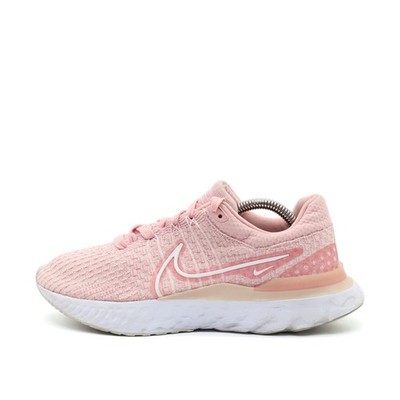 Nike Damen React Infinity Run Flyknit 3 Sneaker Rosa Low-Top Laufschuhe EU 38.5