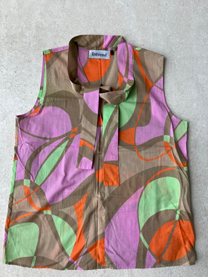 Intrend (MAX MARA Outlet) Blusentop +Schluppe Gr. 46 (Gr. 40 deutsch) Baumwolle