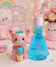 HAPPY SMILES KIDS MOUTHWASH & CUTE KAWAII  TODDLERS DISPENSER SET 6.76 FL. OZ