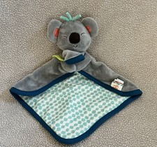 My B Toys Cuddly Gray Koala Bear Koko Dot Security Blanket Baby Lovey 15  