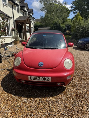 Volkswagen Beetle 2003 Red LEFT HAND DRIVE 1.8turbo Low Mileage Convertible - Picture 2 of 15