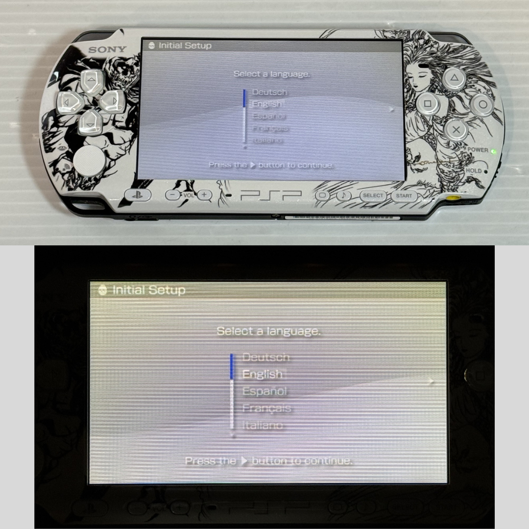 Sony PSP-3000 Console Final Fantasy FF Dissidia 012 Limited w/etc