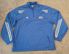 Vintage Y2K 2003 Adidas Team USA Fencing 1/4 Zip Windbreaker Jacket Men's XL