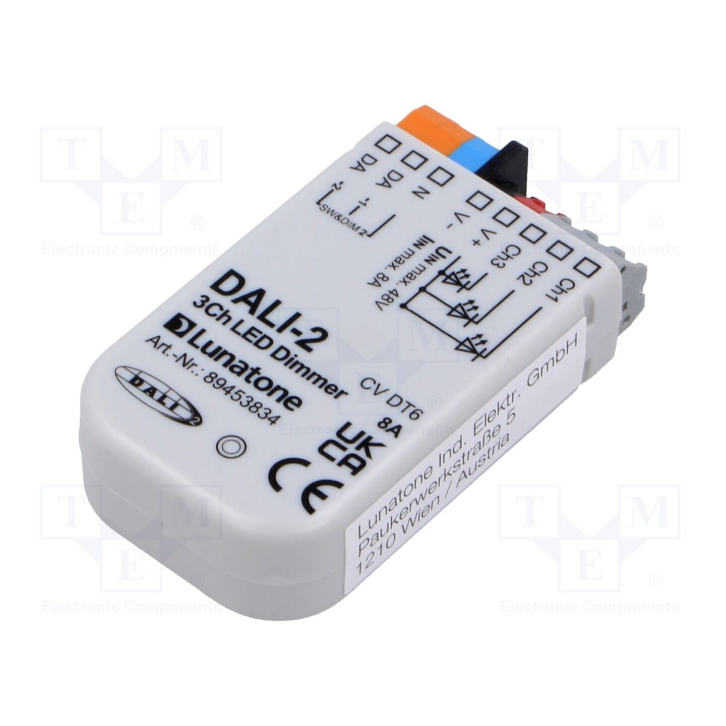 Lunatone DALI-3CH-LED-DIMMER-8A Power supply