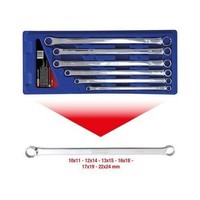 Chromeplus Doppel-RingschlüSsel-Satz, Xl, 6-Tlg KS Tools 518.0800