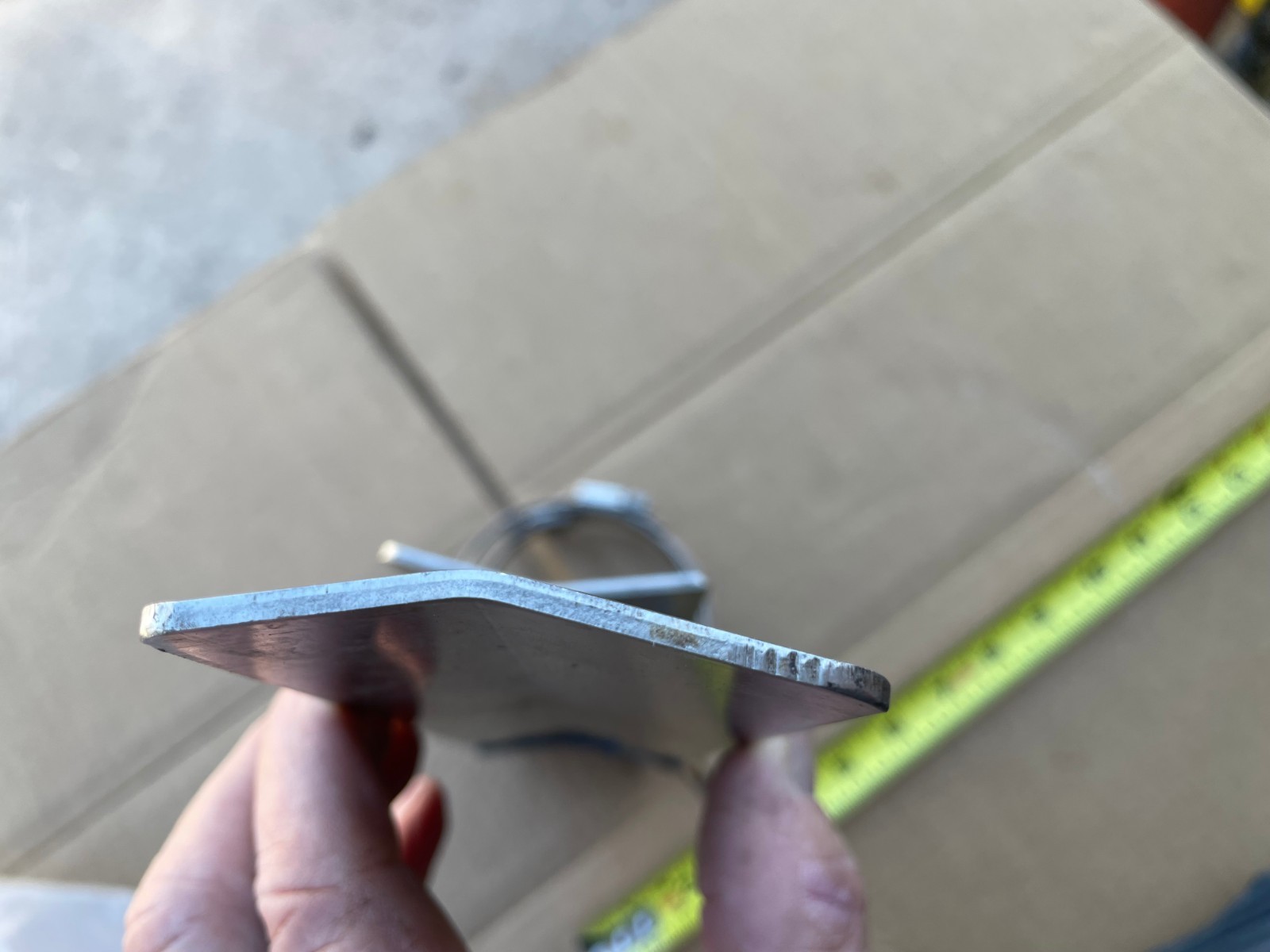 home made bail out pony bottle tank bracket works great scuba dive