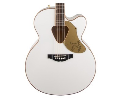 Used Gretsch G5022CWFE Rancher Falcon Jumbo Cutaway A/E Guitar - White