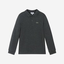 Lacoste Men's Classic Fit Long Sleeve Pique Cotton Polo Shirt Lightning Chine