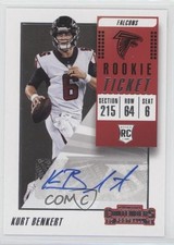 2018 Panini Contenders Rookie Ticket Auto Kurt Benkert #205 Auto 7i2