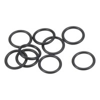 100Stk Nitrilgummi O-Ringe 9Mm Ad 7Mm Id 1Mm Breite Metrische Dichtung Schwarz