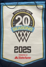 Chicago Sky SGA 20 Seasons Banner Giveaway 6/7/2025 vs. Indiana Fever New