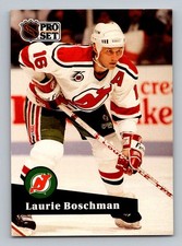 #426 1991-92 Pro Set Laurie Boschman New Jersey Devils