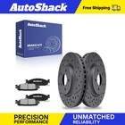 Front Drilled Slotted Brake Rotors Ceramic Pads for Ford Explorer Taurus