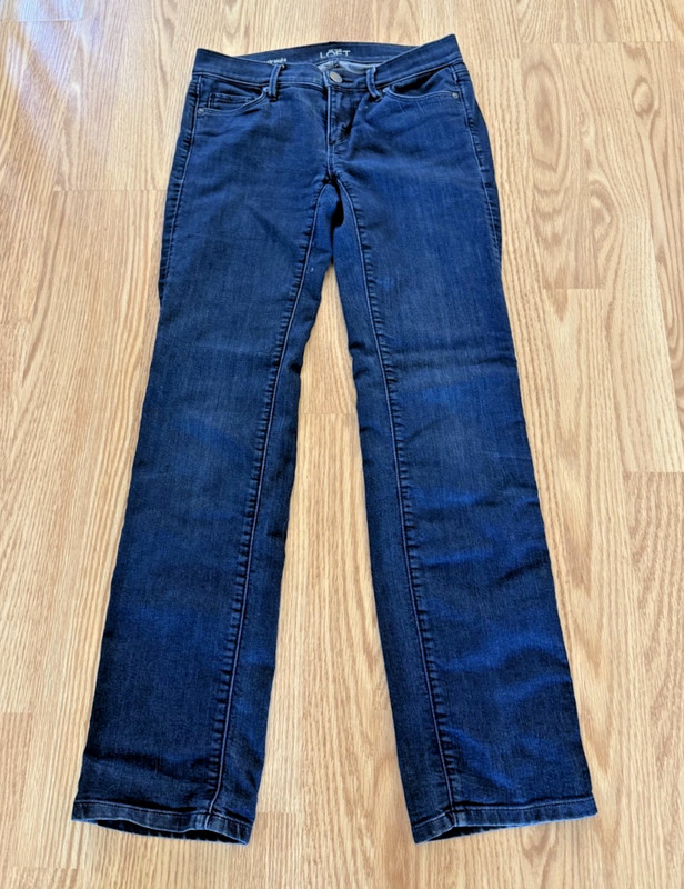 Ann Taylor Loft Modern Slim Denim Jeans Size 25