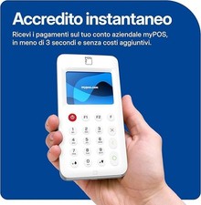 myPOS Go 2 – Terminale POS portatile 4G/WiFi – SIM INCLUSA - No Sumup - Nexi