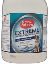 Simple Solution Extreme Pet Stain And Odor Remover | Enzymatic Cleaner With 3x