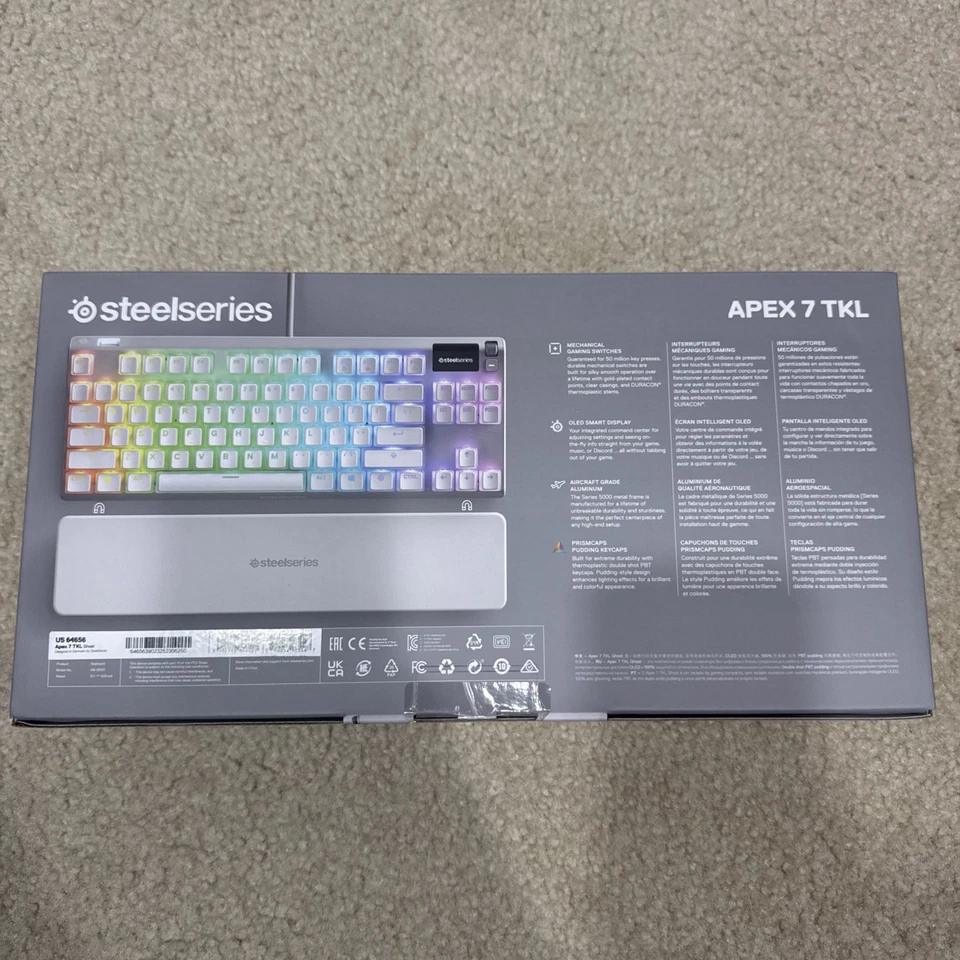 Apex 7 TKL Steel Series Mechanical Gaming Keyboard – OLED Smart Display New - Image 2 of 4