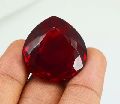 100++ Ct Big Burma Natural Ruby Gemstone Pear Cut loose gemstone Jewelry