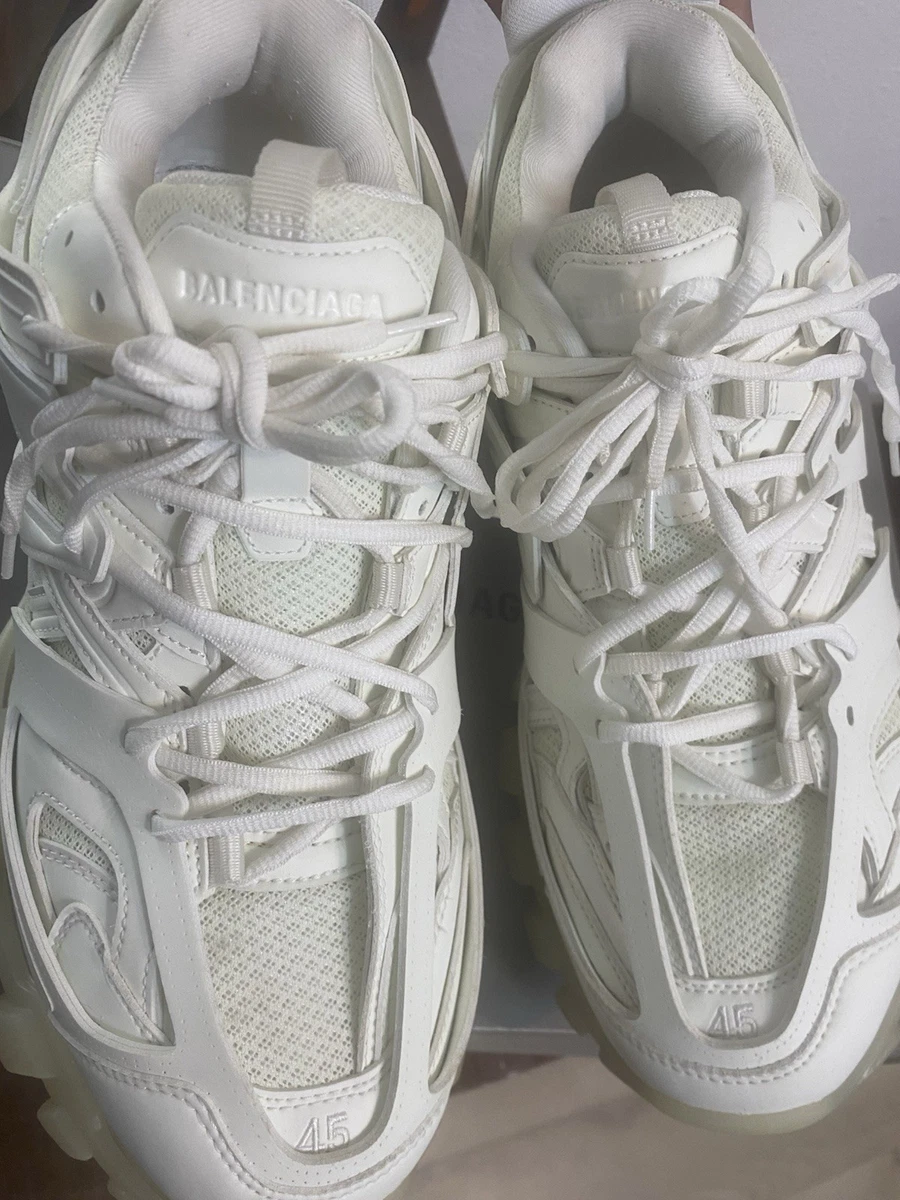 Balenciaga Track Sneaker Clear Sole - White Black for sale | eBay