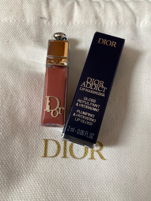DIOR - ADDICT 038 ROSE NUDE LIP MAXIMIZER LIP PLUMPING GLOSS - 2ML Mini - BNIB