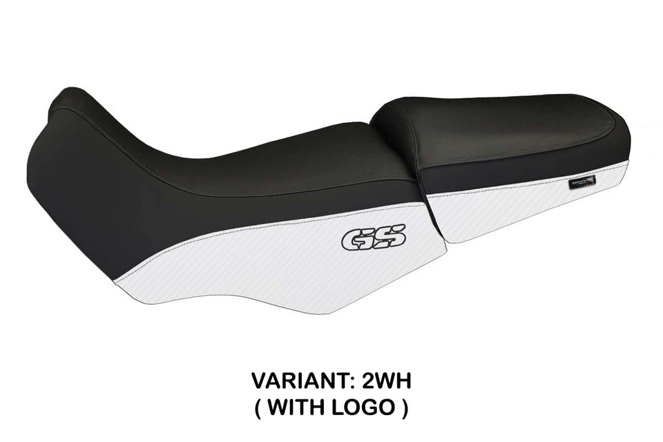 Cubierta de asiento Tappezzeria blanca BMW R1100GS / R1150GS 1994-1999 2000 2001 2002 2003 Foto 3 de 4