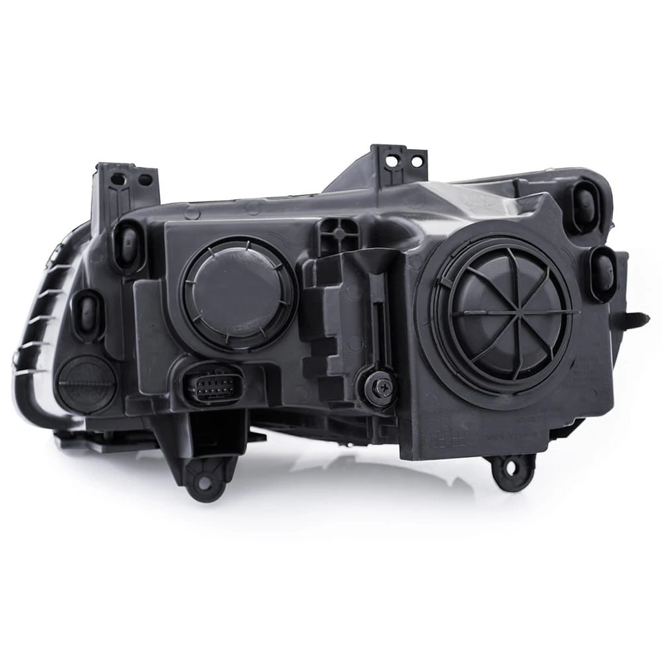 Juego de faros proyectores lentes transparentes negros para Chrysler 300 2011-2014 Foto 2 de 4