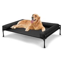 Elevated Raised Dog Bed-Cooling Outdoor Dog Cot Bed for Large Sized Dogs Thre...
