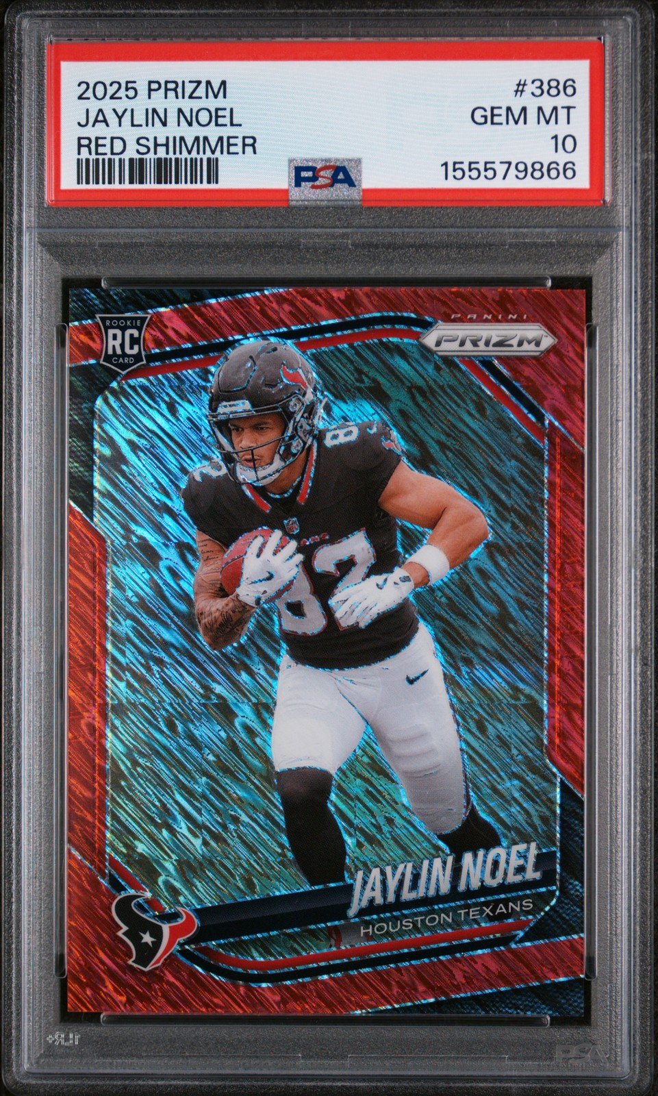 Jaylin Noel Panini Prizm #386 Red Shimmer