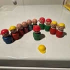 Vintage Little People Wooden And Plastic Figures Lot 11 Characters Fisher Price