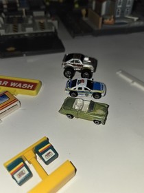 Vintage 1986 ,92 Micro Machines Mini Citys 10pc  Galoob  Not All Complete As Is