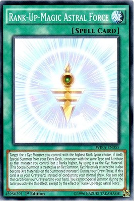 Rank-Up-Magic Astral Force - WIRA-EN055 - Common - 1st Edition - Damaged
