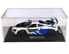 BBR 1/18 McLaren Senna 2019 White Silica Diecast Car with Case