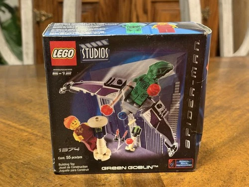 Lego 1374 Studios Spider-Man Green Goblin Retired 2002 Sealed New Box