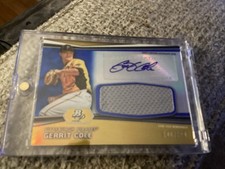 2012 Bowman Platinum - Autographed Jumbo Relics Gerrit Cole #AJR-GC Blue...