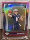 2024 Panini Donruss Optic #229 Drake Maye Rated Rookie Pink Prizm RC Patriots