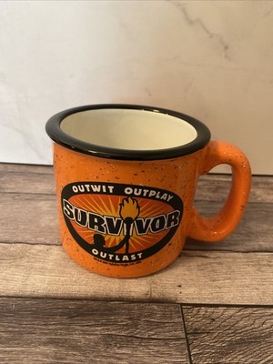Survivor Season 2021 Campfire Coffee Mug Outwit Outplay Outlast CBS TV Series