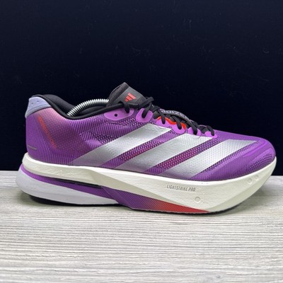 ADIDAS Adizero Boston 13 Running Shoes Men's Size 12 Purple Burst
