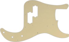 WD Custom Pickguard For Fender Road Worn 50's Precision Bass #06 Cream
